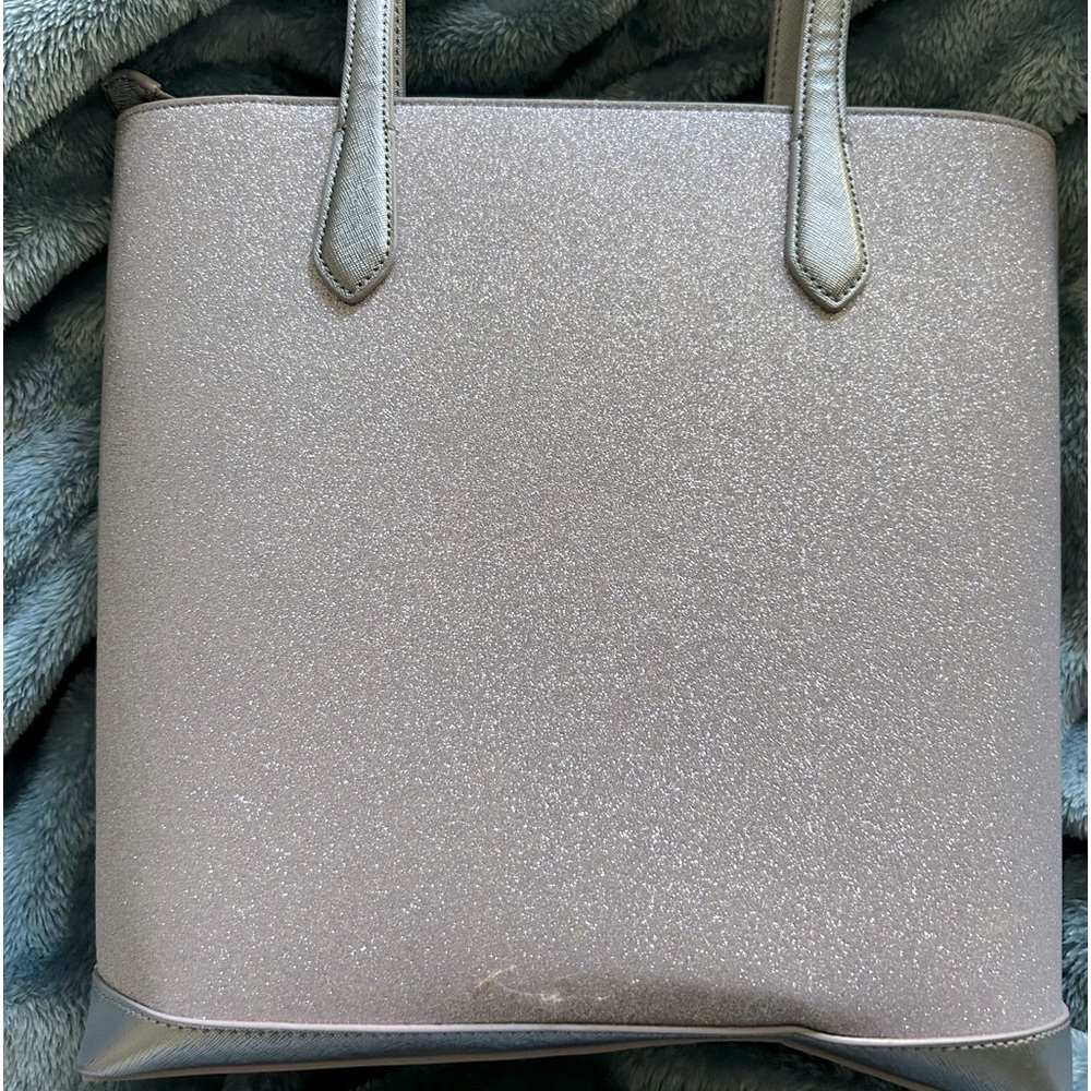 Kate Spade tote - Hard to tell but it is a light purple and glitter purple